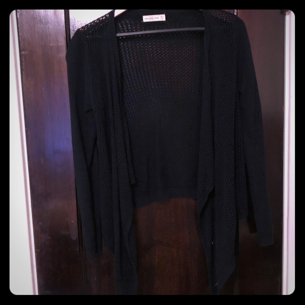 Abercrombie & Fitch Knit Sweater. Navy Blue.
